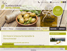 Tablet Screenshot of hirzer.com