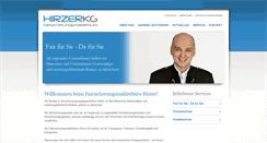 Desktop Screenshot of hirzer.at